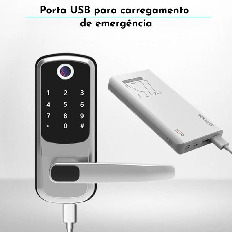 Fechadura Digital Wi-Fi IP66 Multifuncional